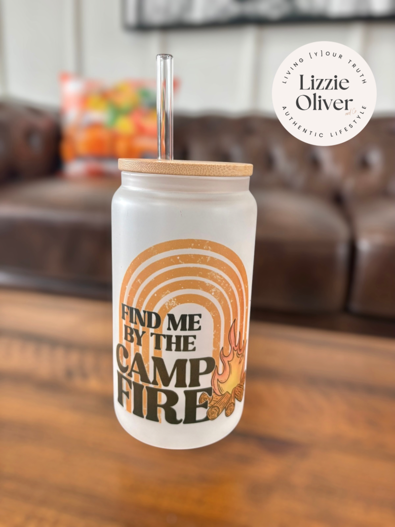 Campfire Libbey Glass Cup