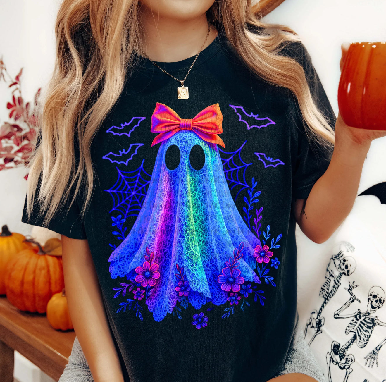 Ghostie Neon Bow
