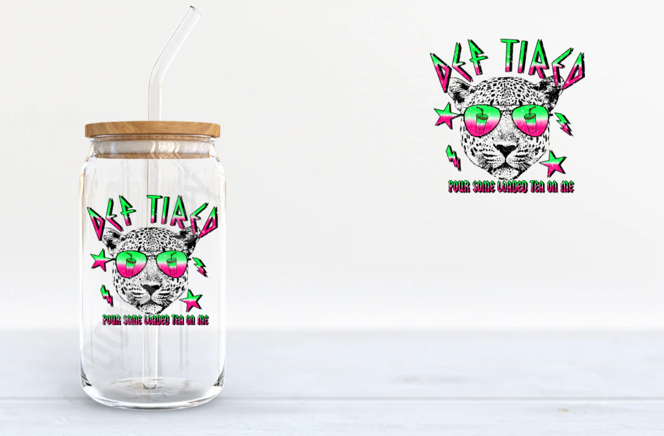 LOADED TEA 16 OZ GLASSWARE
