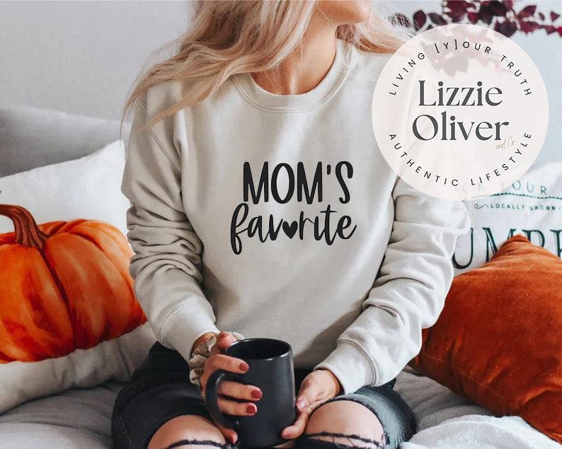 Mom's Fave (Available in White Lettering Only)
