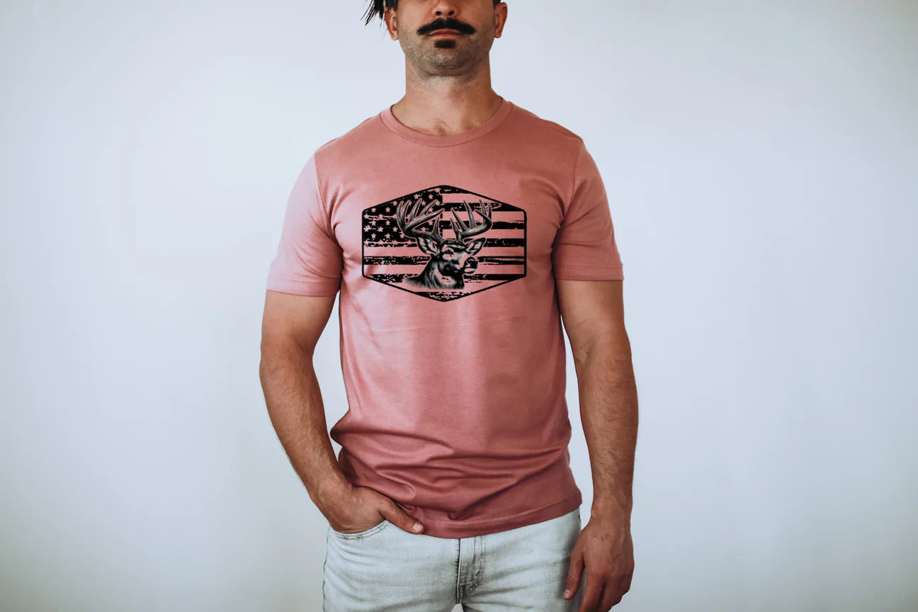 Flag + Deer