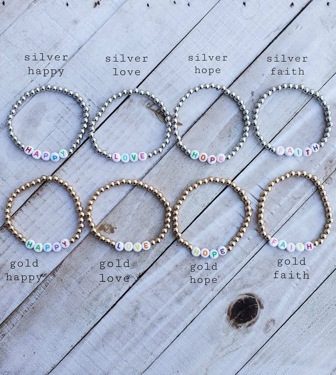 Words That Shine – Inspirational Stack Bracelet