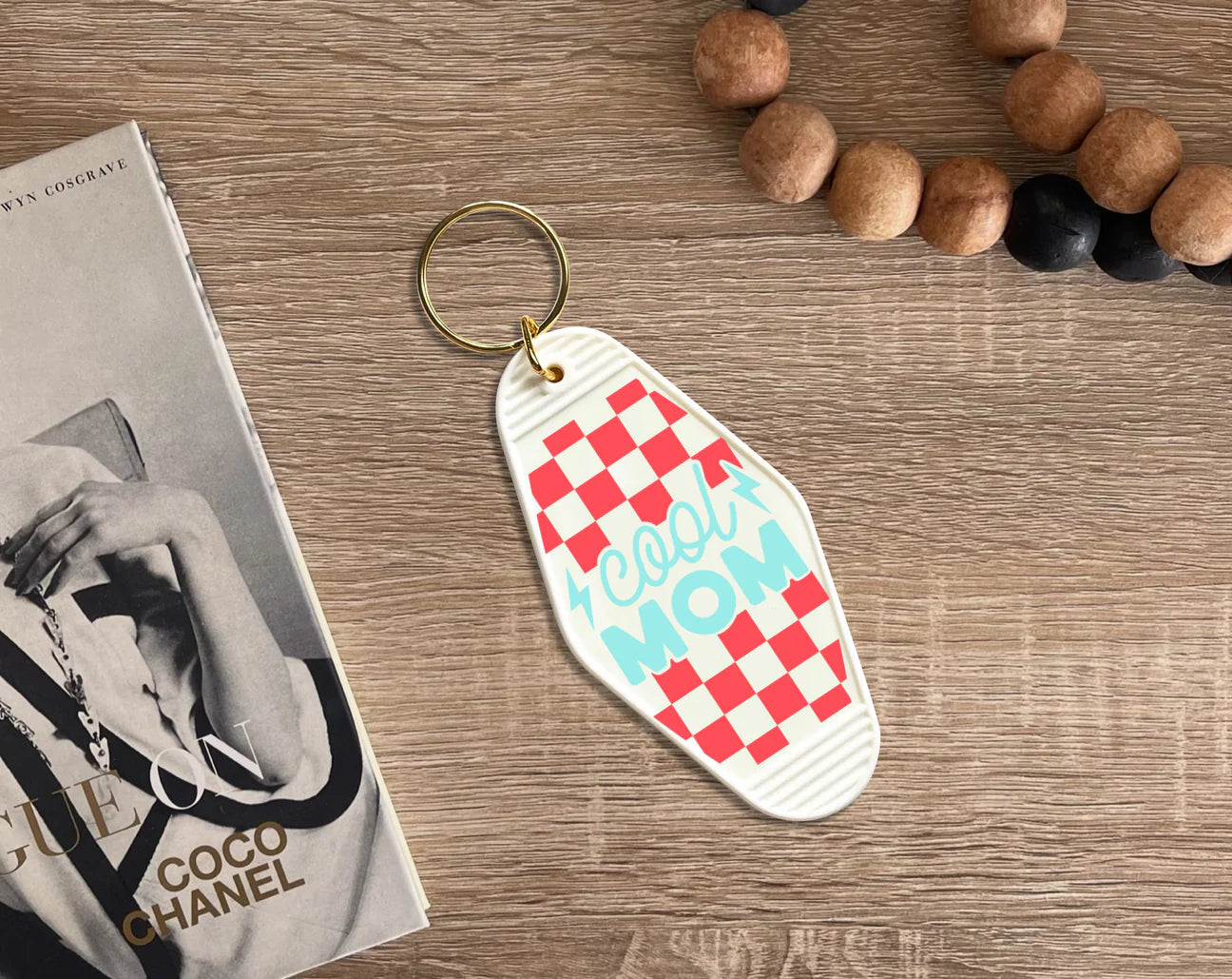 Cool Mom - Vintage Motel Keychain