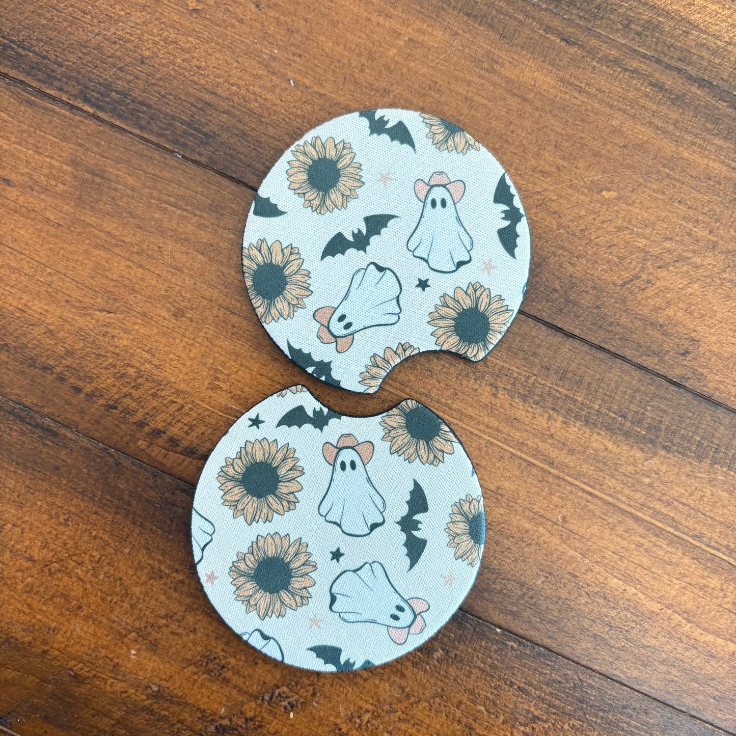 Car Coasters - Cowboy Halloween