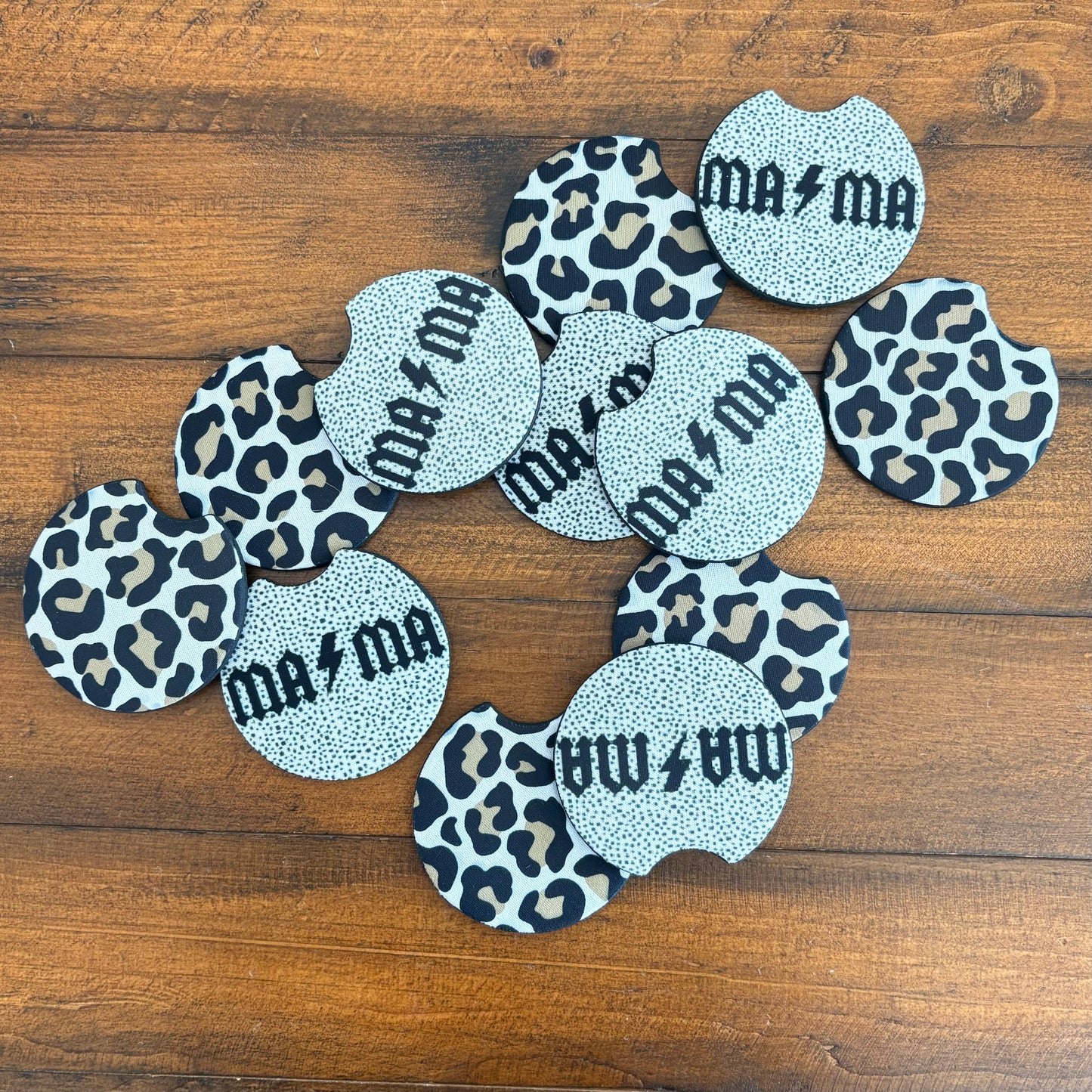 LEOPARD CAR COASTERS