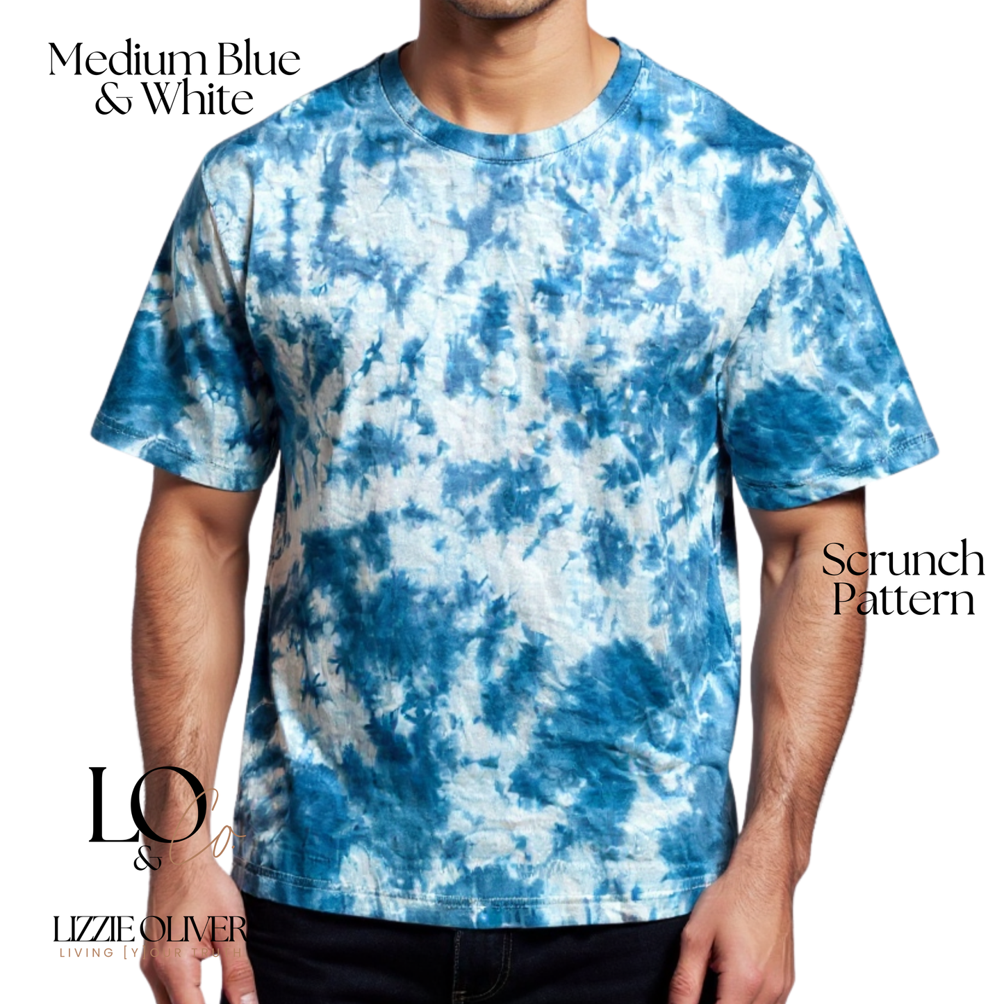 Adult Scrunch Tie-Dye – Plain (Unisex)