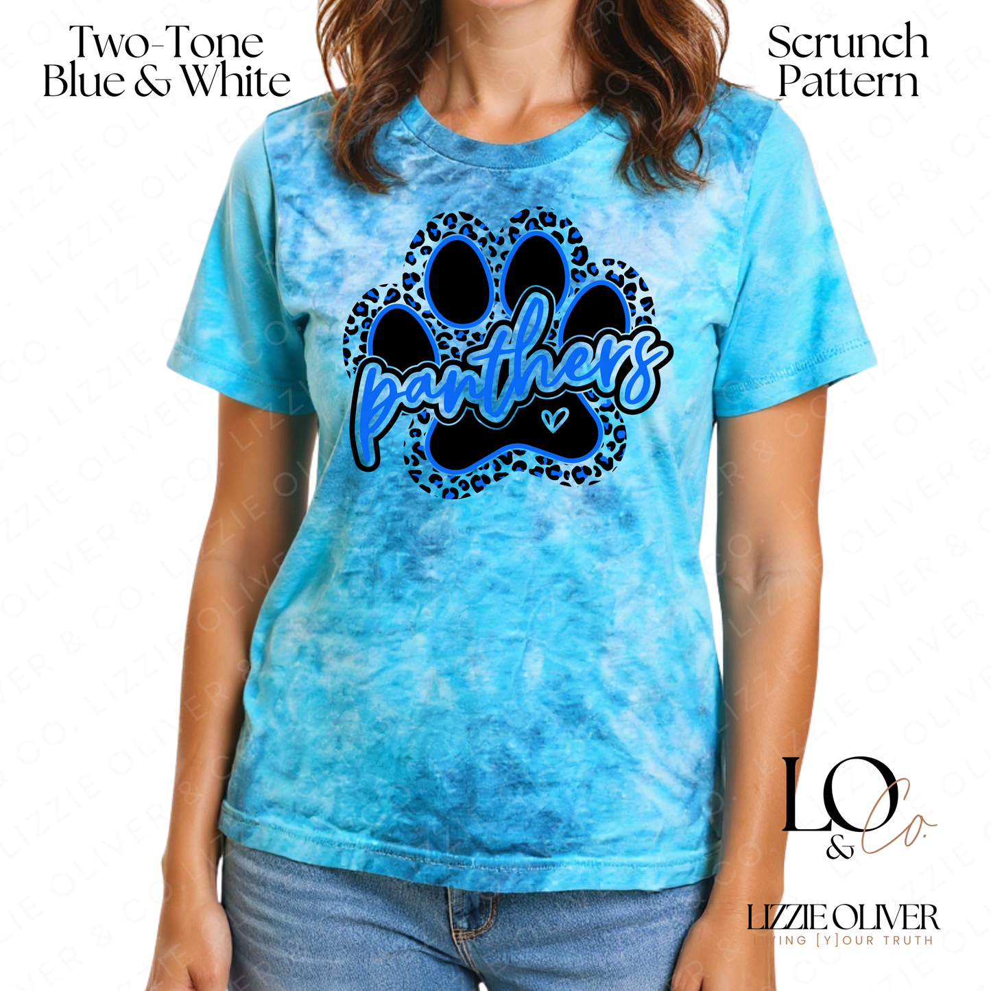 Adult Tie-Dye – Leopard Paw (Women)