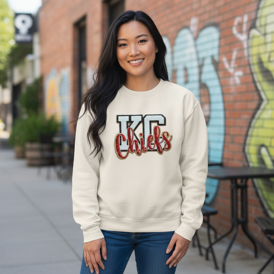 Kansas Sequins Sweatshirt