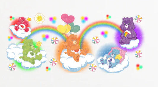 CARE BEARS 16 OZ GLASSWARE