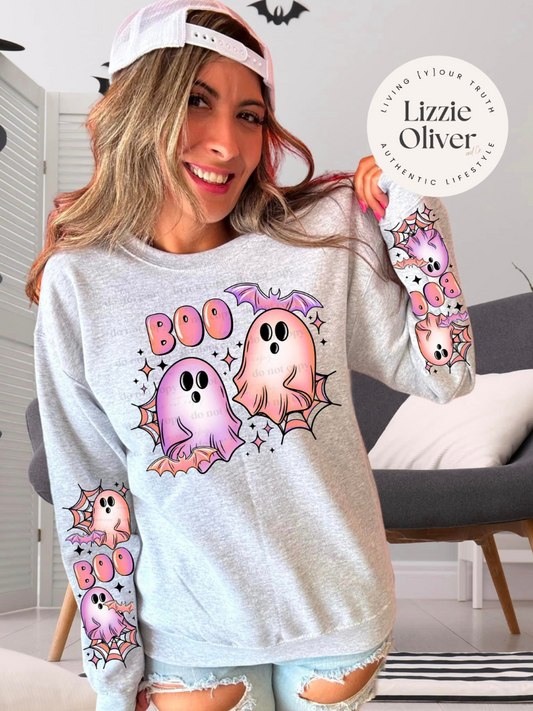 Boo + Sleeve Design Jerzees® Sweatshirt