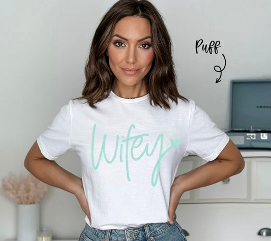 Wifey Teal (Puff)