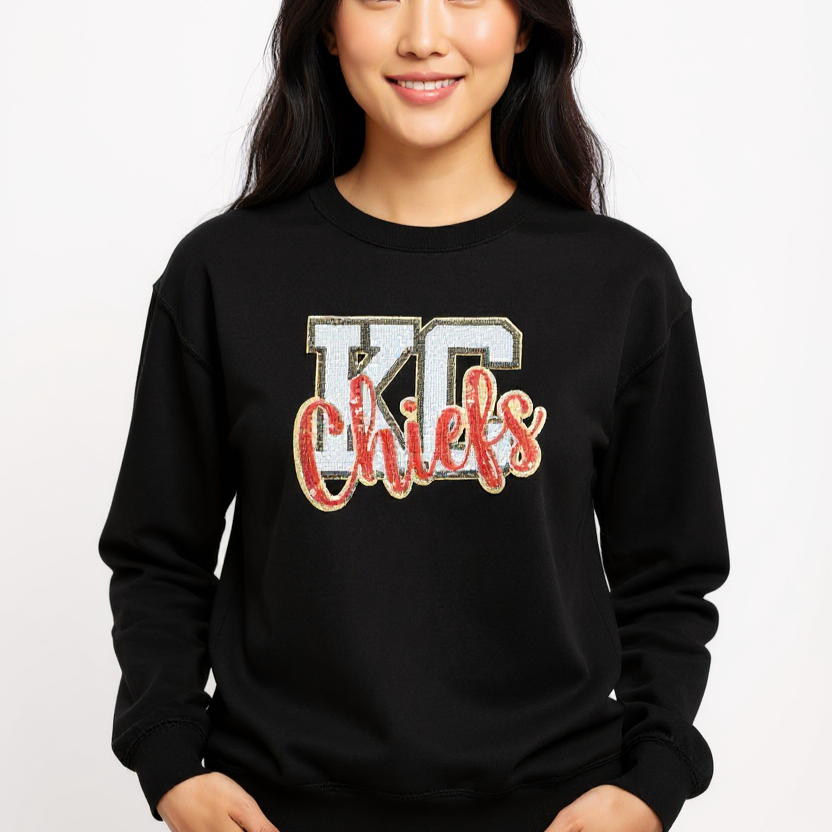 Kansas Sequins Sweatshirt