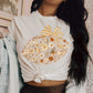 Football Floral Bow