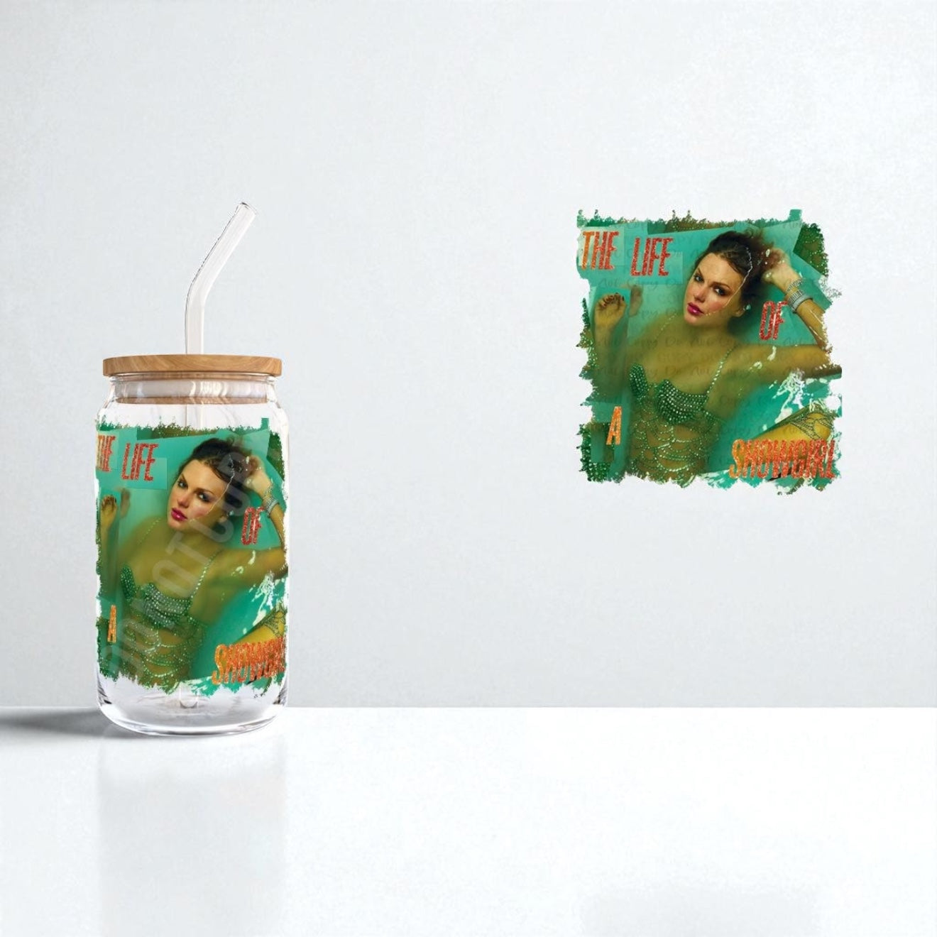 Showgirl Cover 16 oz Glass