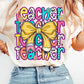Teacher Pencil Bow