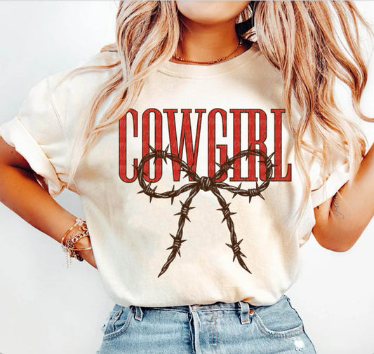 Cowgirl and Barbwire