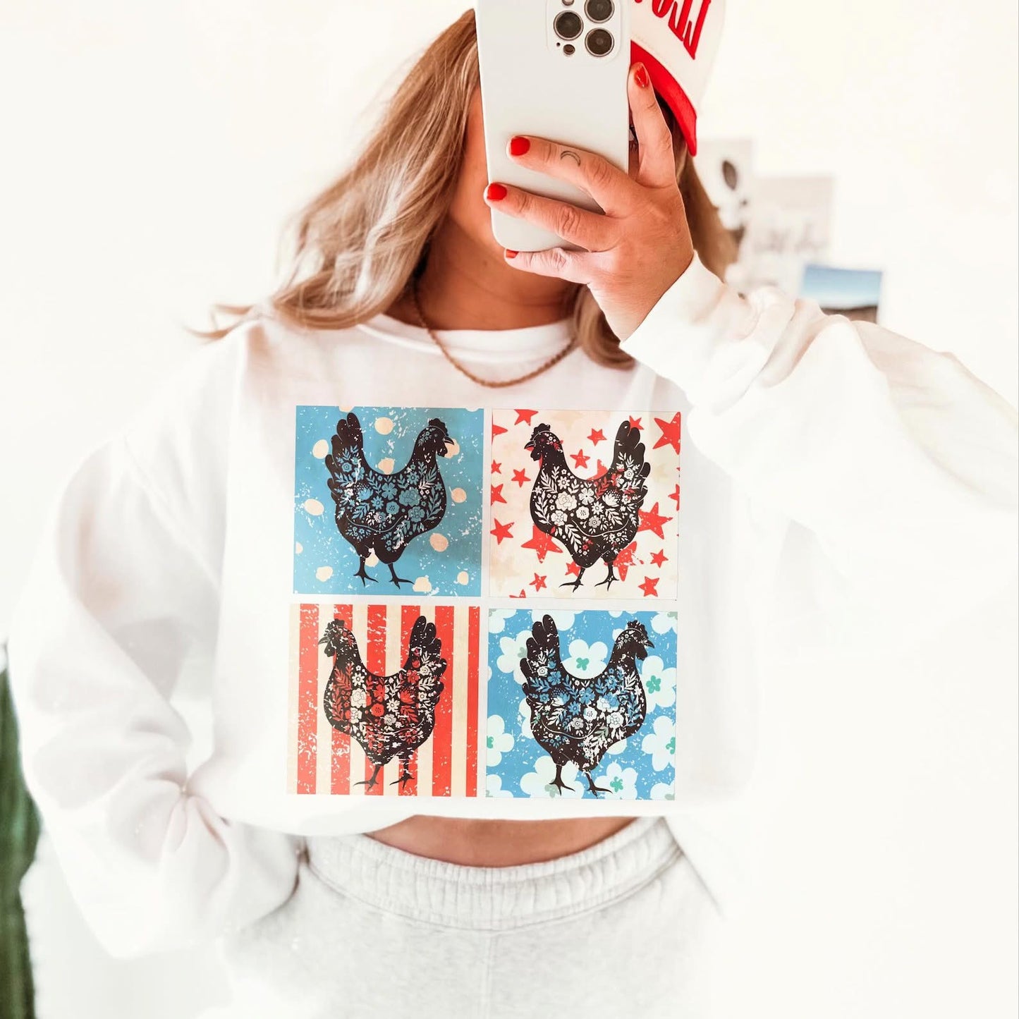 Chicken Patriot Colors
