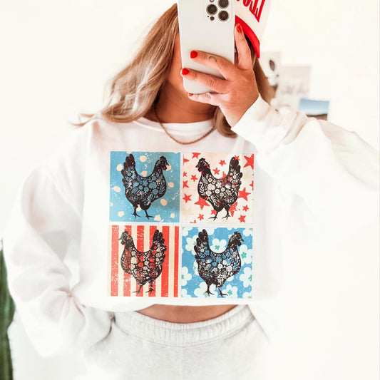 Chicken Patriot Colors