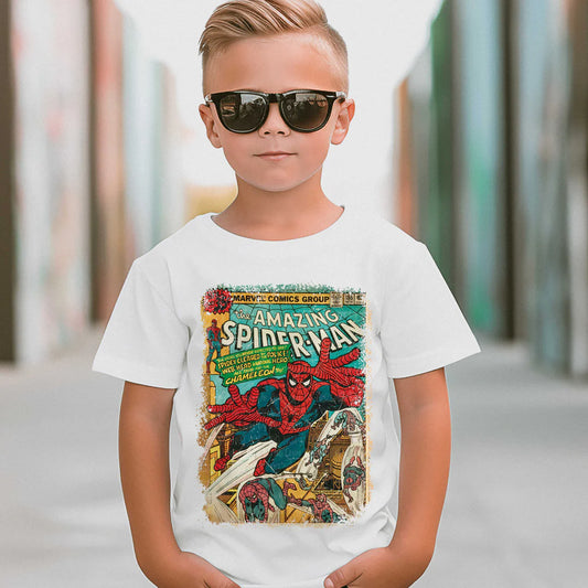 Vintage Distressed Spidey T-Shirt (Youth)