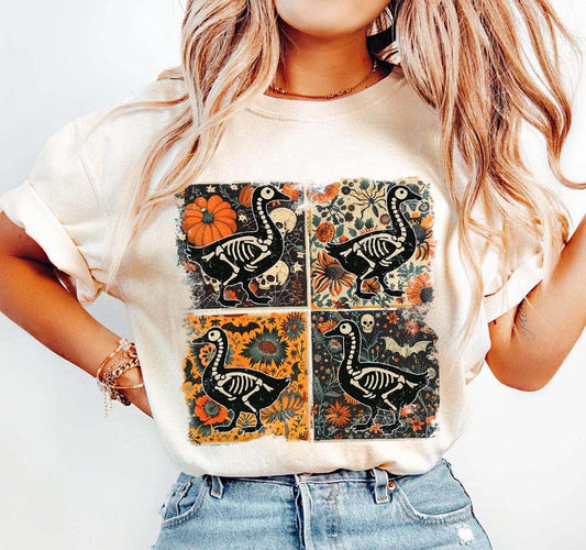 Skelly Goose T-Shirt (Ivory)