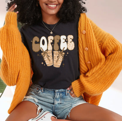 Coffee Comfort Colors® T-Shirt (Matching Drinkware Available)