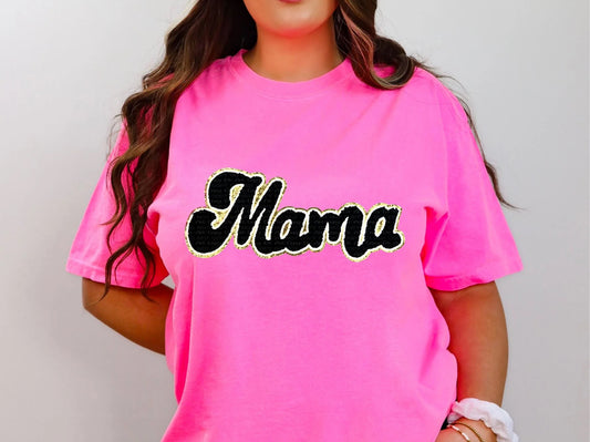 Mama Black/Gold (Chenille Patch)
