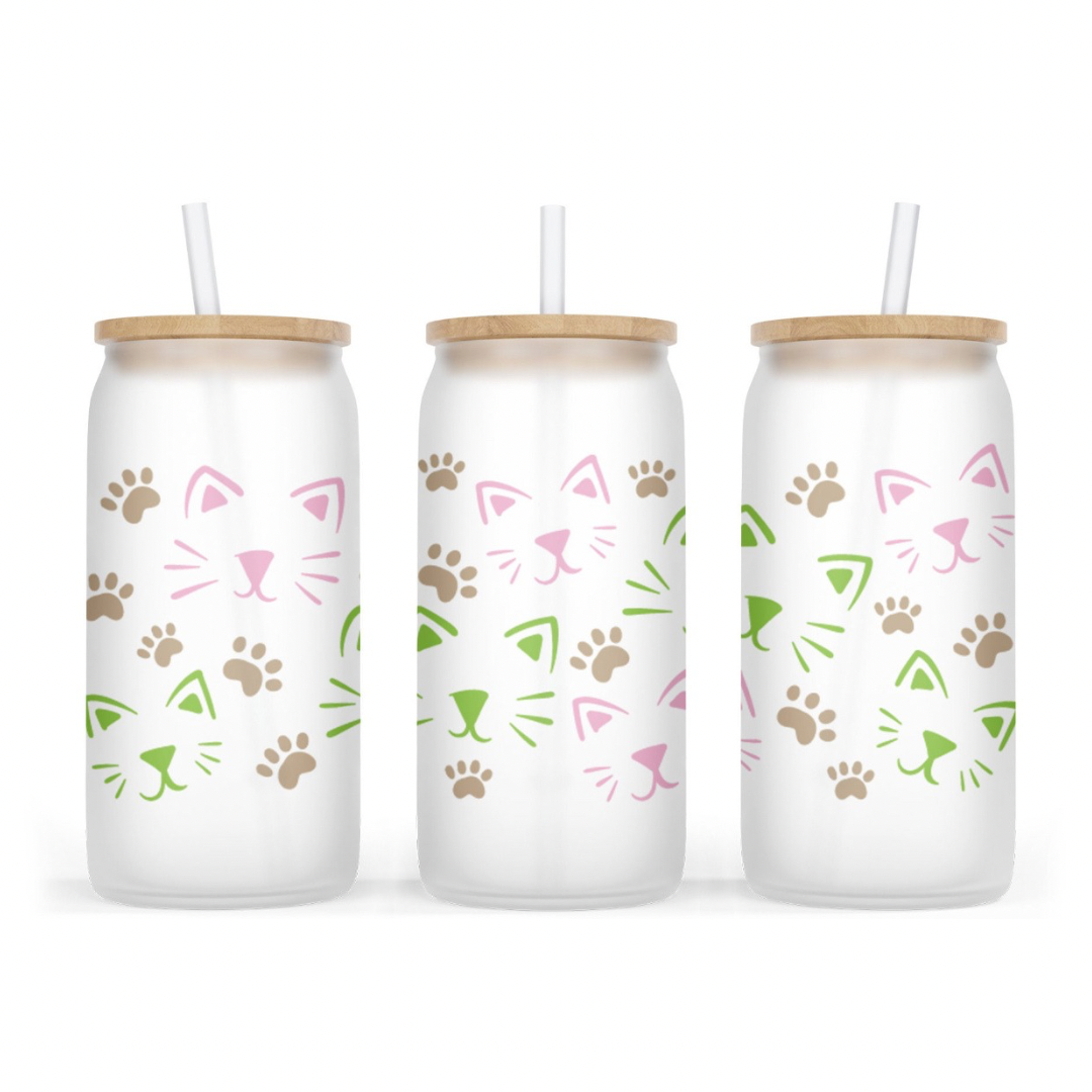 KITTY-CAT 20 OZ GLASSWARE