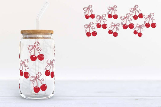 CHERRY BOWS 16 OZ GLASSWARE