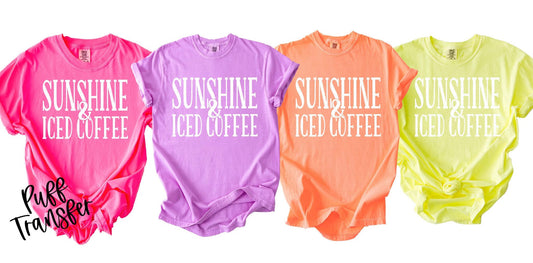 SunShine and Iced Coffe White  (Puff)
