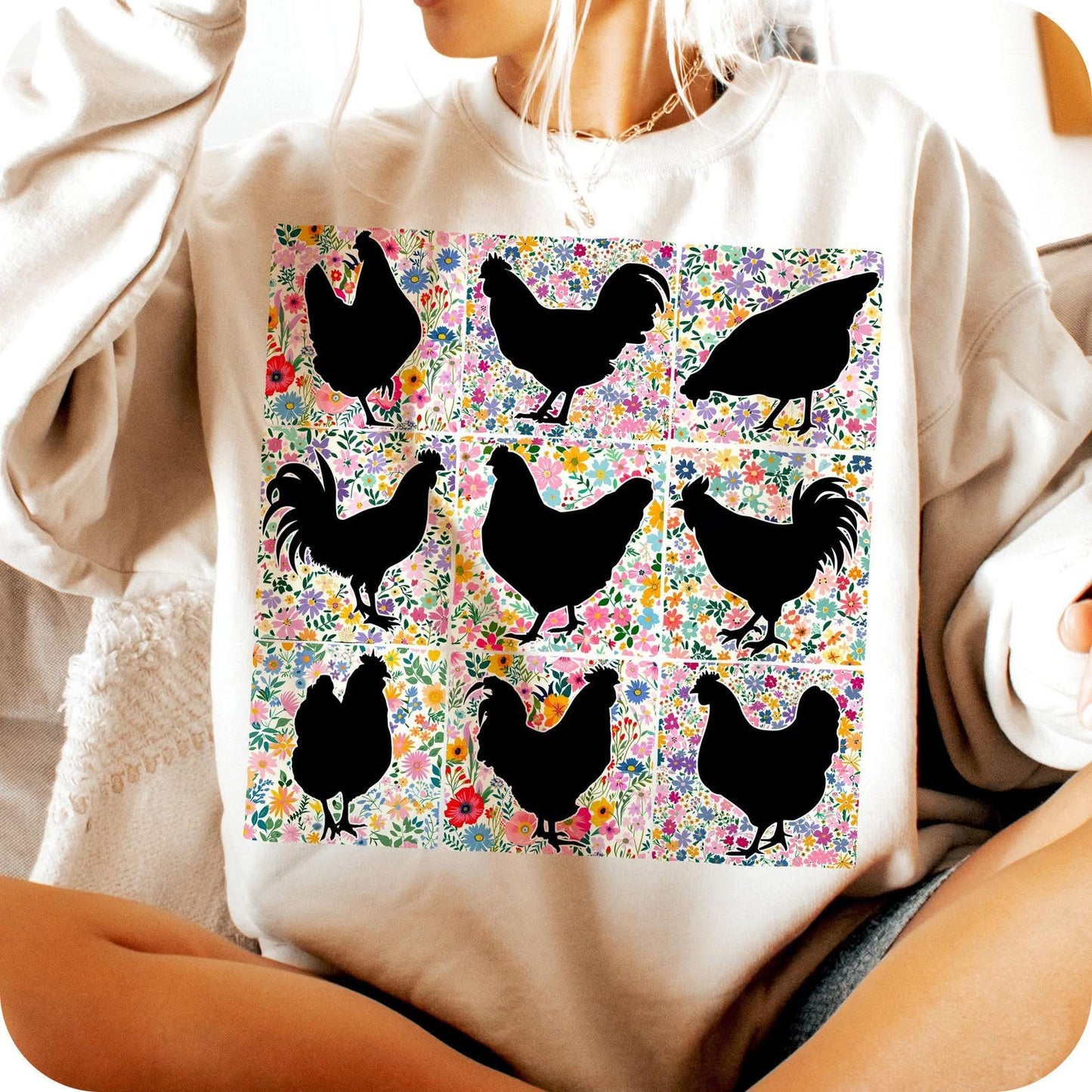 Boho Chickens 1
