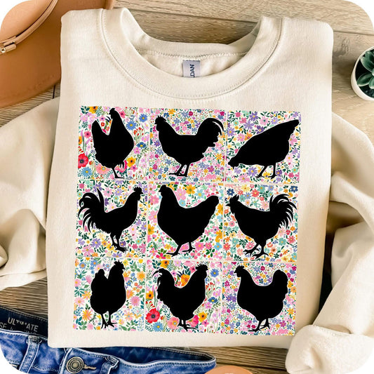 Boho Chickens 1