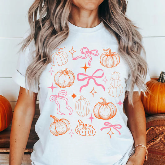 Pumpkin Bows Collage Comfort Colors® Multi-Style