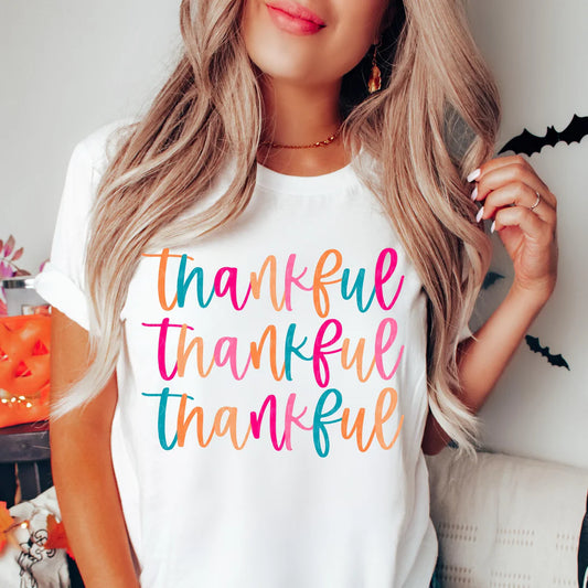 Colorful Thankful Comfort Colors® Multi-Style
