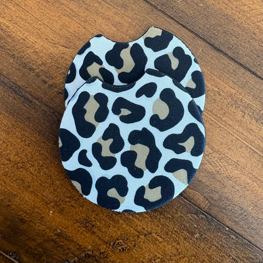 LEOPARD CAR COASTERS
