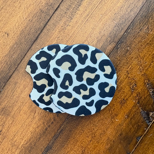 LEOPARD CAR COASTERS