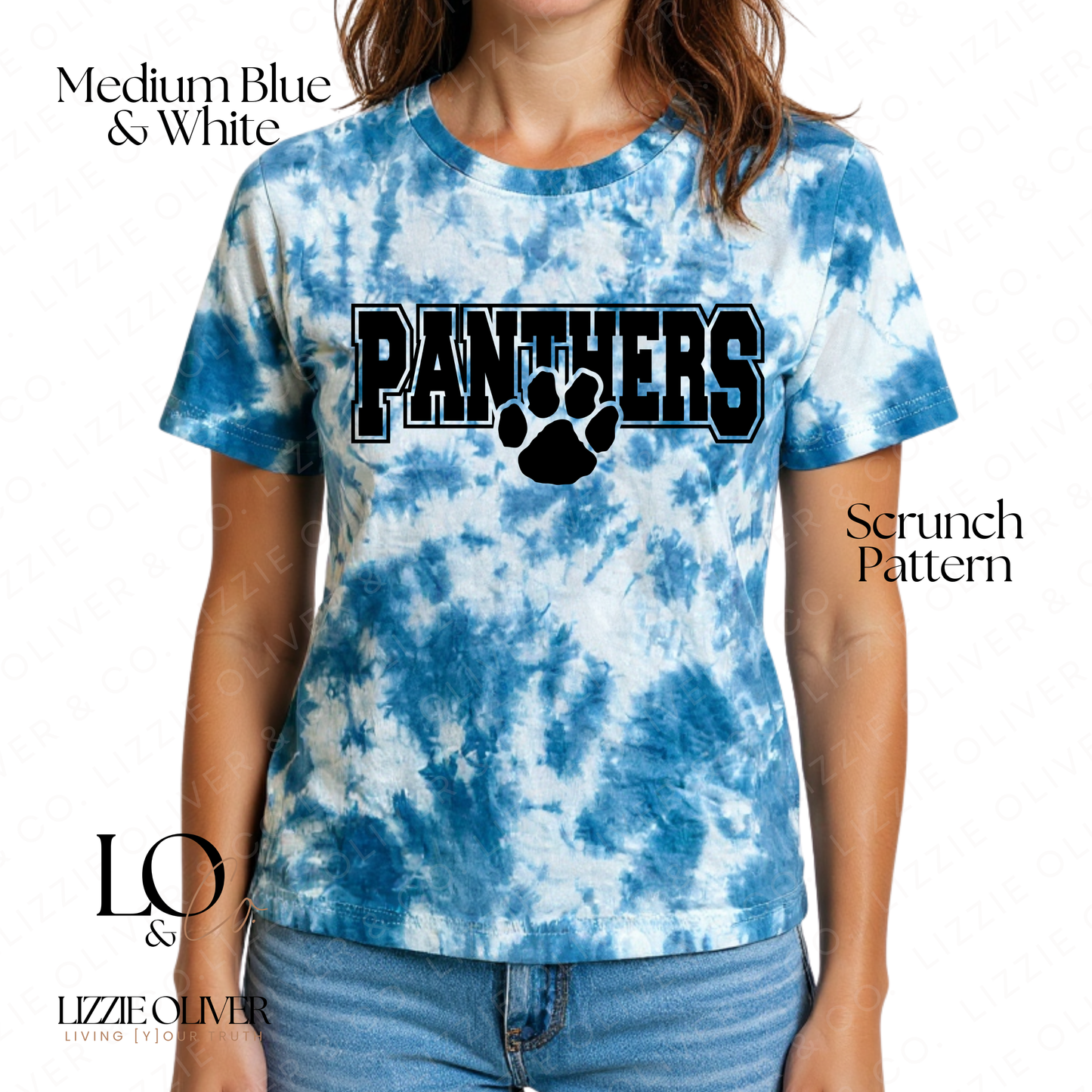 Adult Scrunch Tie-Dye – Collegiate (Unisex)