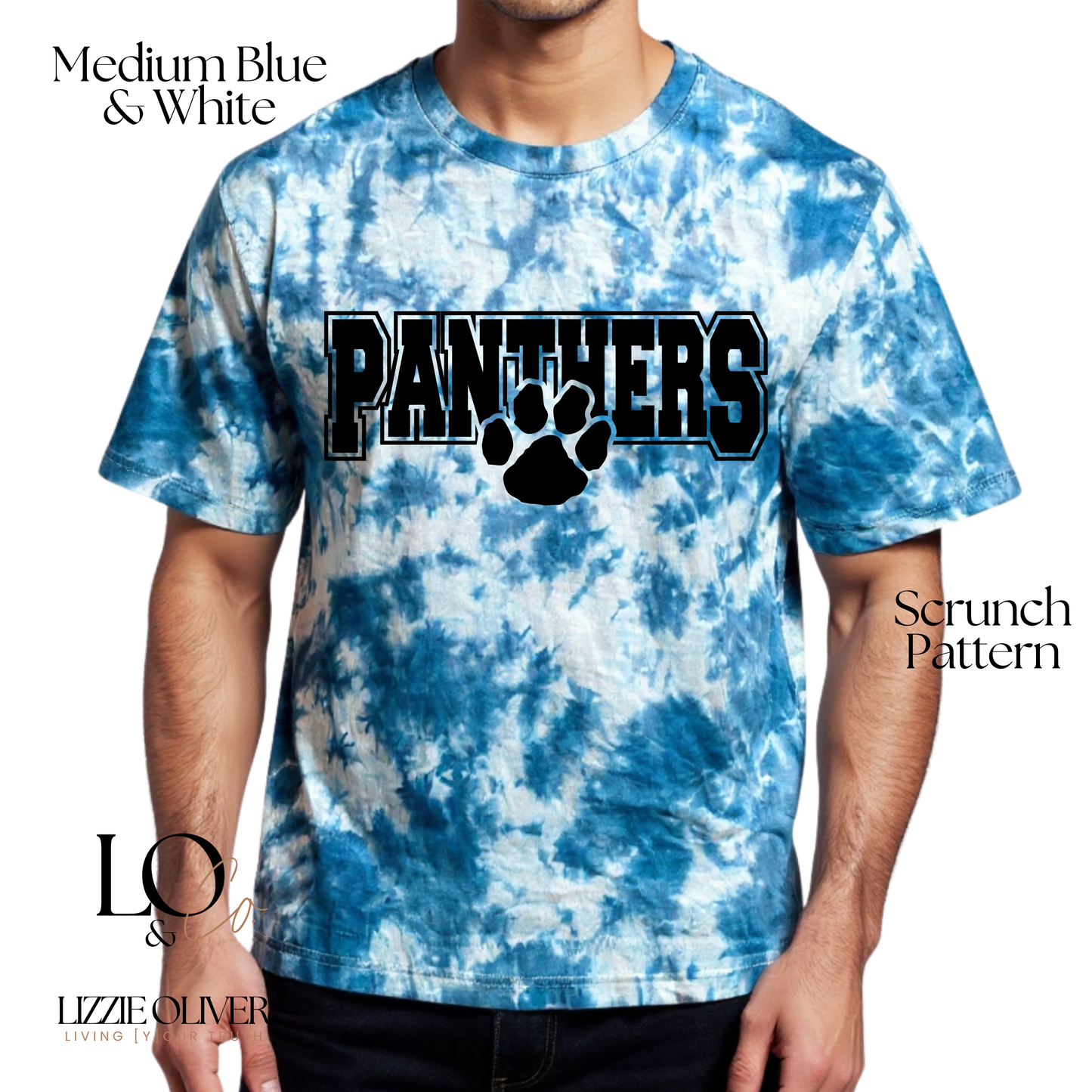 Adult Scrunch Tie-Dye – Collegiate (Unisex)