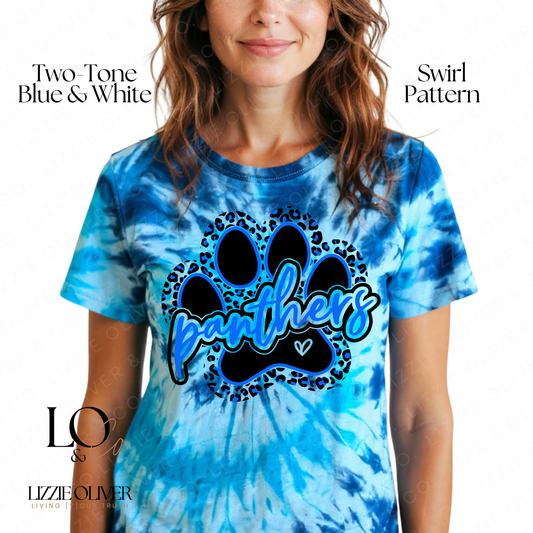 Adult Swirl Tie-Dye – Leopard Paw (Women)