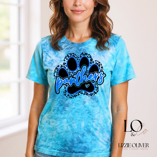 Adult Tie-Dye – Leopard Paw (Women)