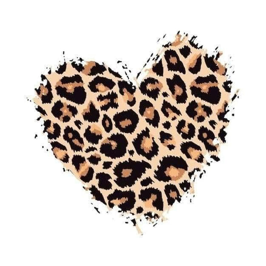 Leopard Heart Magnet
