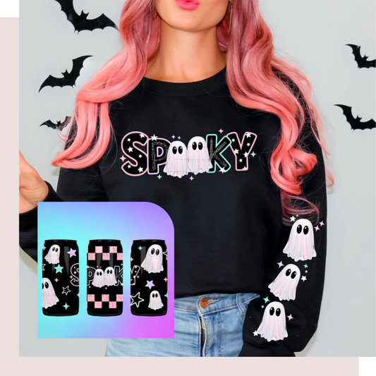 Spooky Ghosties Jerzees® Sweatshirt Bundle — Ready-to-Gift